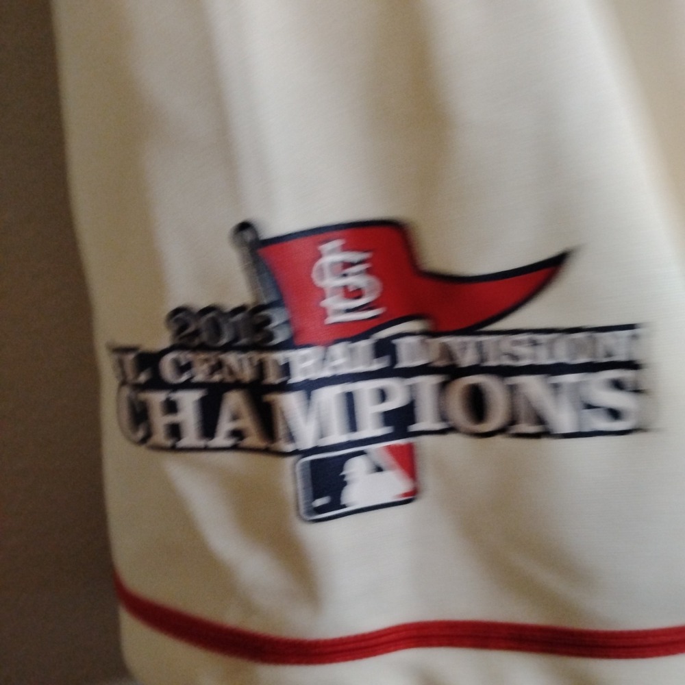 St.Louis Cardinals Jersey, Xlarge,B2013 Yadie Molina #4, # Greatest Catcher Ever - Picture 4 of 10